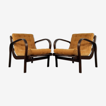 Pair of Kropacek Chairs - Kozelka, Czech Modernism 1947