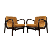 Paire de fauteuils Kropacek & Kozelka modernisme Tchèque 1947