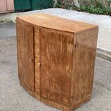 1960s wooden Art Deco buffet with 2 doors