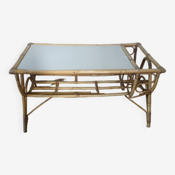 Rattan coffee table