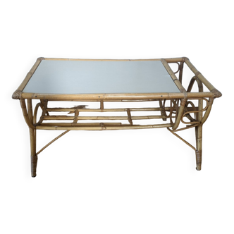 Rattan coffee table