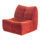 Vintage velvet lounge chair. Distributed by Cinna. France 1980s.