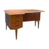 Minimalistic teak desk, model A10 by Göran Strand, Sweden