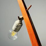 Vintage teak Dornstab floor lamp by J.T. Kalmar & A. Pöll, Austria, 1947