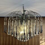 Murano crystal chandelier. Handmade by glass craftsman. Signoretti House.