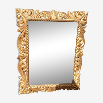Miroir neo classique doré