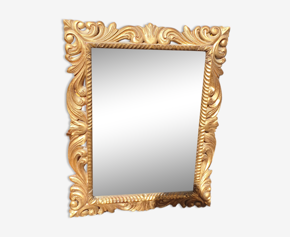 Miroir neo classique doré