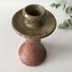 Stoneware vintage candlestick