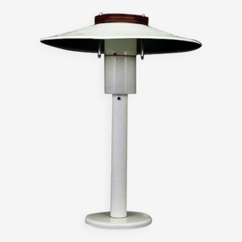 White bedside lamp, Danish design, 1960s, production: Denmark