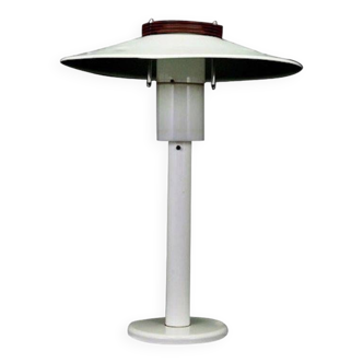 Lampe de chevet blanche, design danois, années 1960, production : Danemark