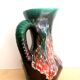 Ceramic pitcher Vallauris style 1960