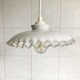 Vintage opaline glass pendant