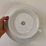 Compotier - footed plate in ironstone model Iberia from Saint Amand