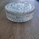Round ceiling light in thick glass