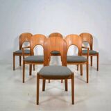 Set 6 danish chairs by Niels Koefoed