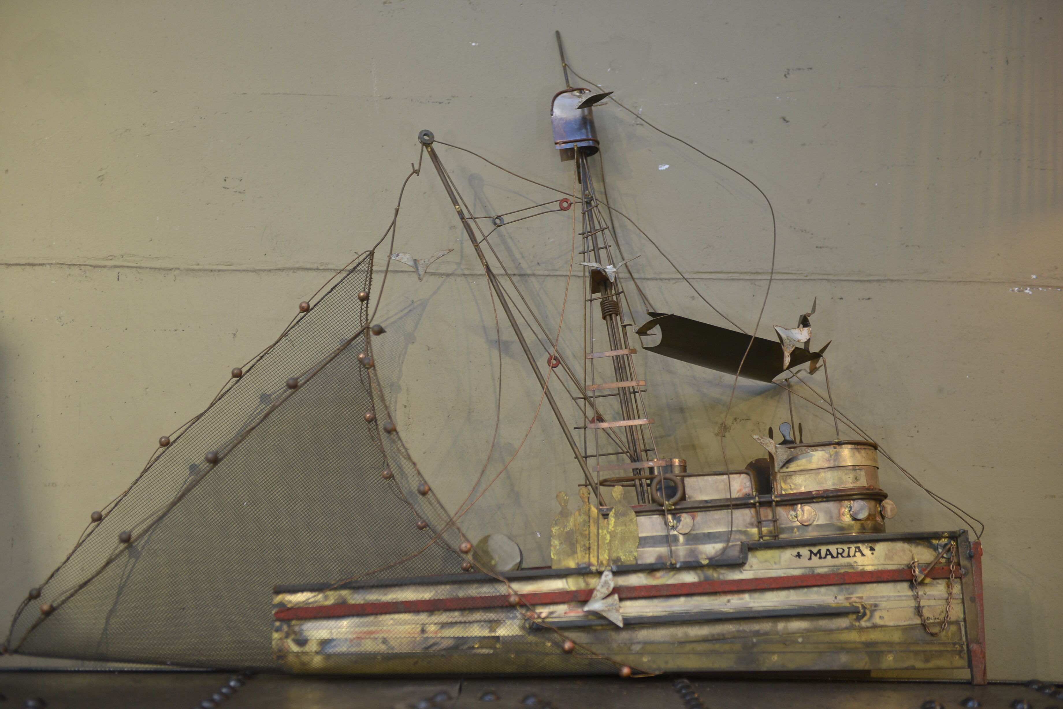 Brass Boat 1995 by Curtis Gere