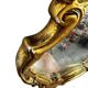 Vintage gold baroque wall mirror