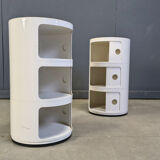 Pair of cabinets by Anna Castelli Ferrieri for Kartell, 1960s - Italy