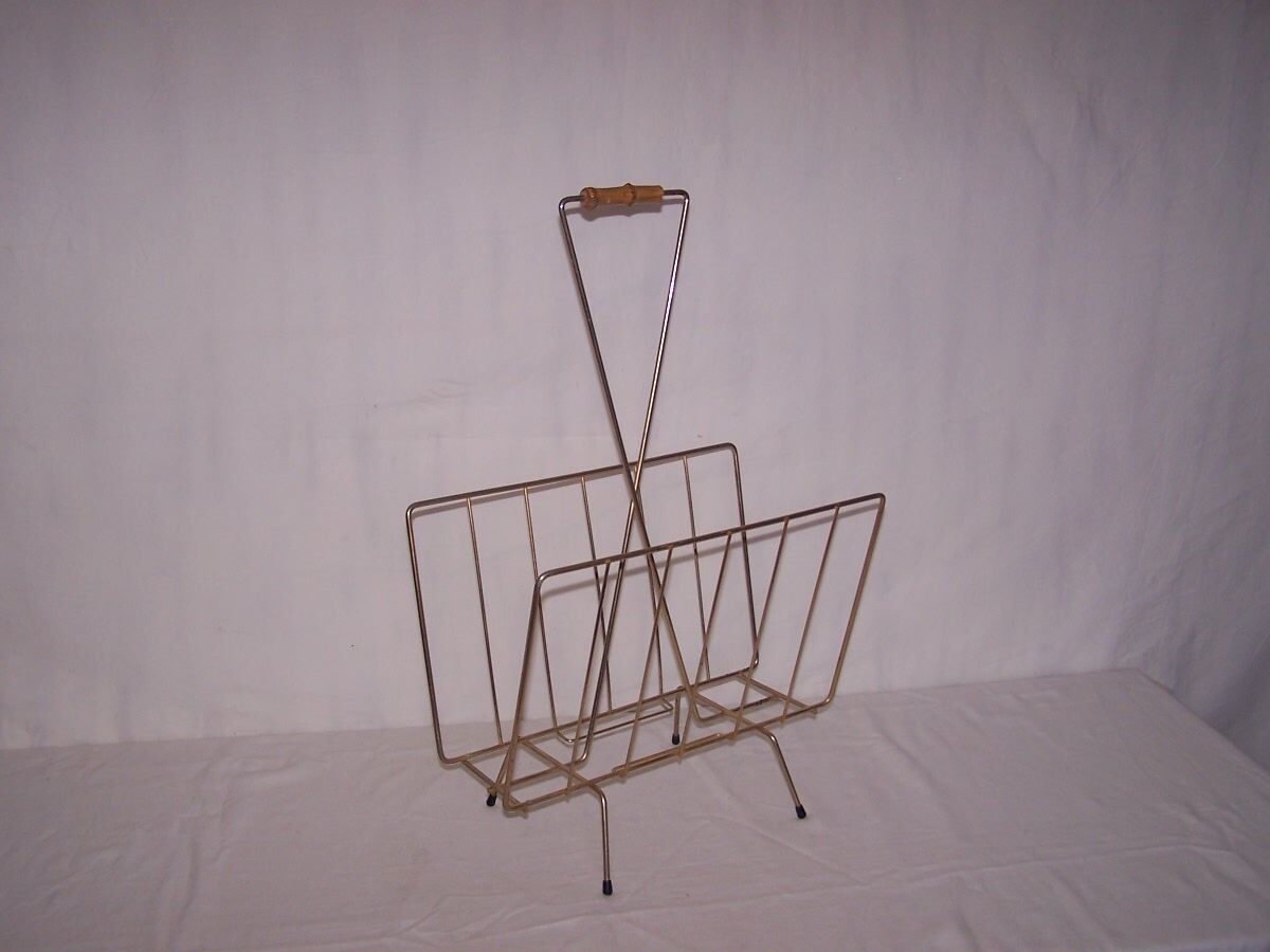 Porte revue métal années 50