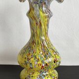 Vintage Murano Millefiori Glass Vase – Mouth Blown – Italy