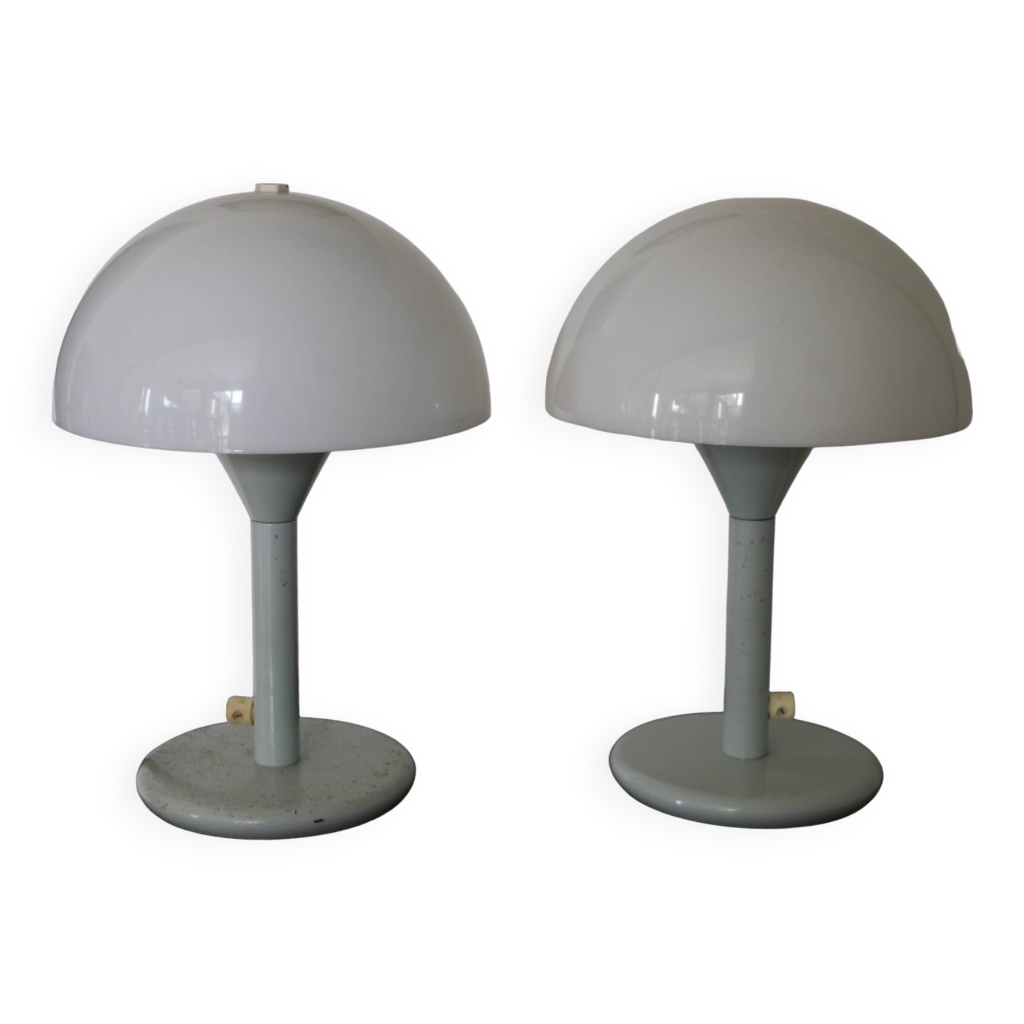 Paire de mini lampes champignon Aluminor