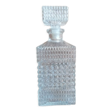 Old glass whisky decanter