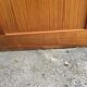 Vintage Scandinavian chest of drawers with 4 drawers in solid pine