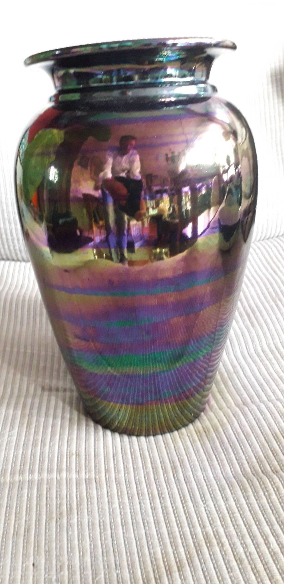 Large vintage ceramic vase, very original.