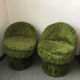 Duo of vintage 70s armchairs