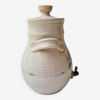 Vinegar in stoneware with naïve decoration