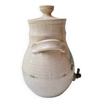 Vinegar in stoneware with naïve decoration