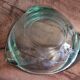 Large vintage ashtray, from the 60s-70s, in green glass