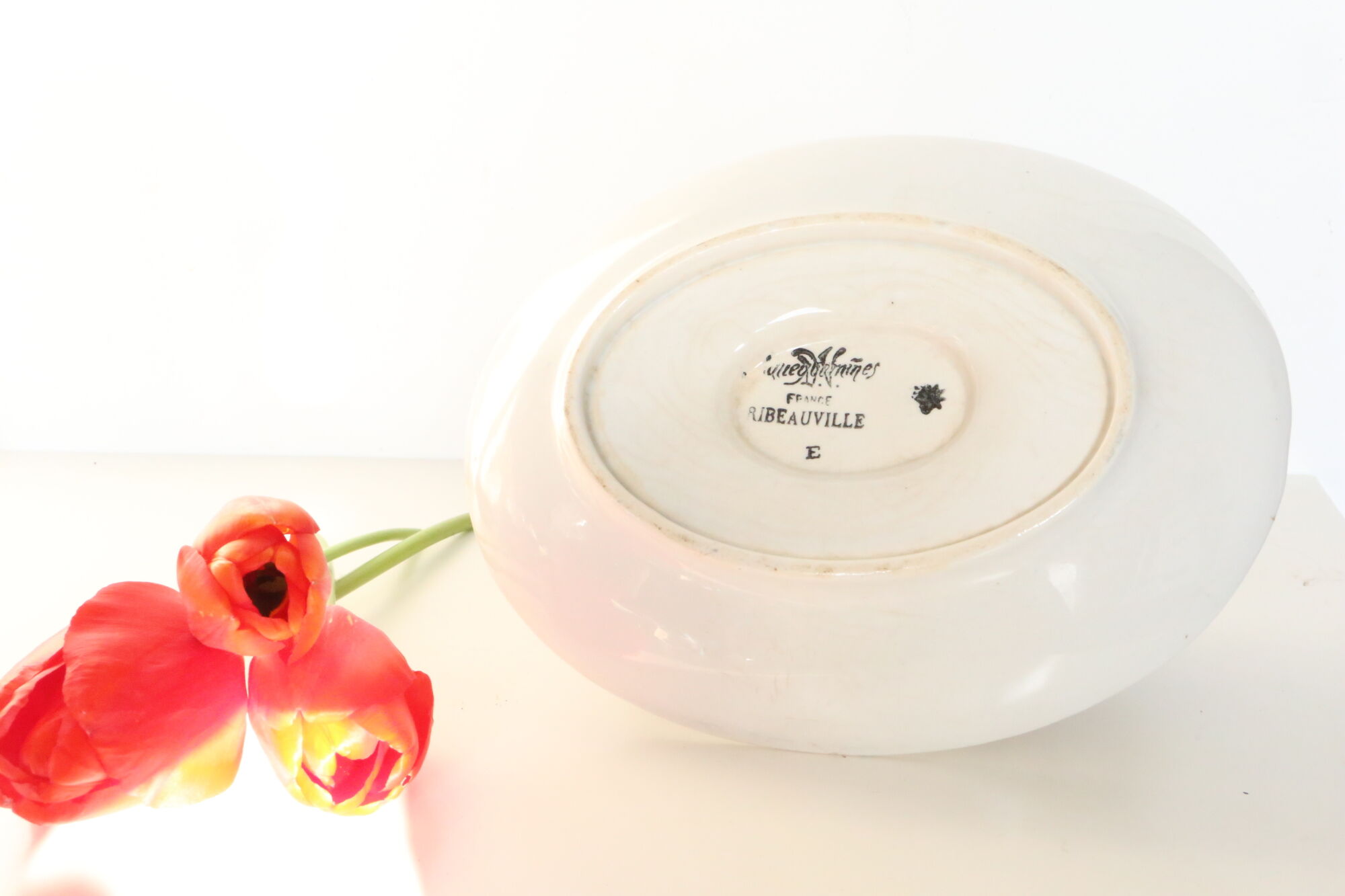 Saucière sarreguemines, ribeauville model, 1930/40, vintage french