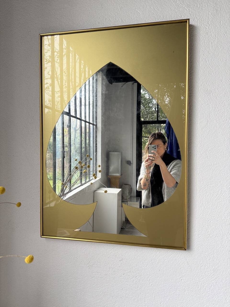 "Spike" mirror, 1970s design