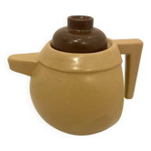 Vintage teapot / coffee pot in stoneware – 1970s modernist design –