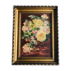 Huile sur toile, nature morte au bouquet de roses
