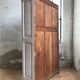 Antique wardrobe in patinated pine