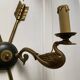 Double fire wall sconces in Empire style