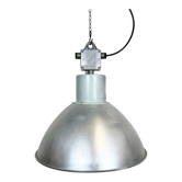 Industrial aluminium pendant light from Elektrosvit, 1960s