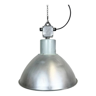 Industrial aluminium pendant light from Elektrosvit, 1960s