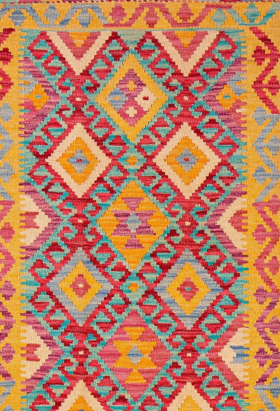 Afghan Pashtun Kilim Runner 186 x 66 cm