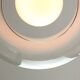 Italian Mid-Century Glass and Brass Pendant Lamp