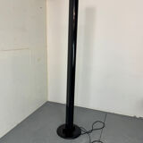 Italian iconic black Artemide Megaron uplighter floor lamp 1980s