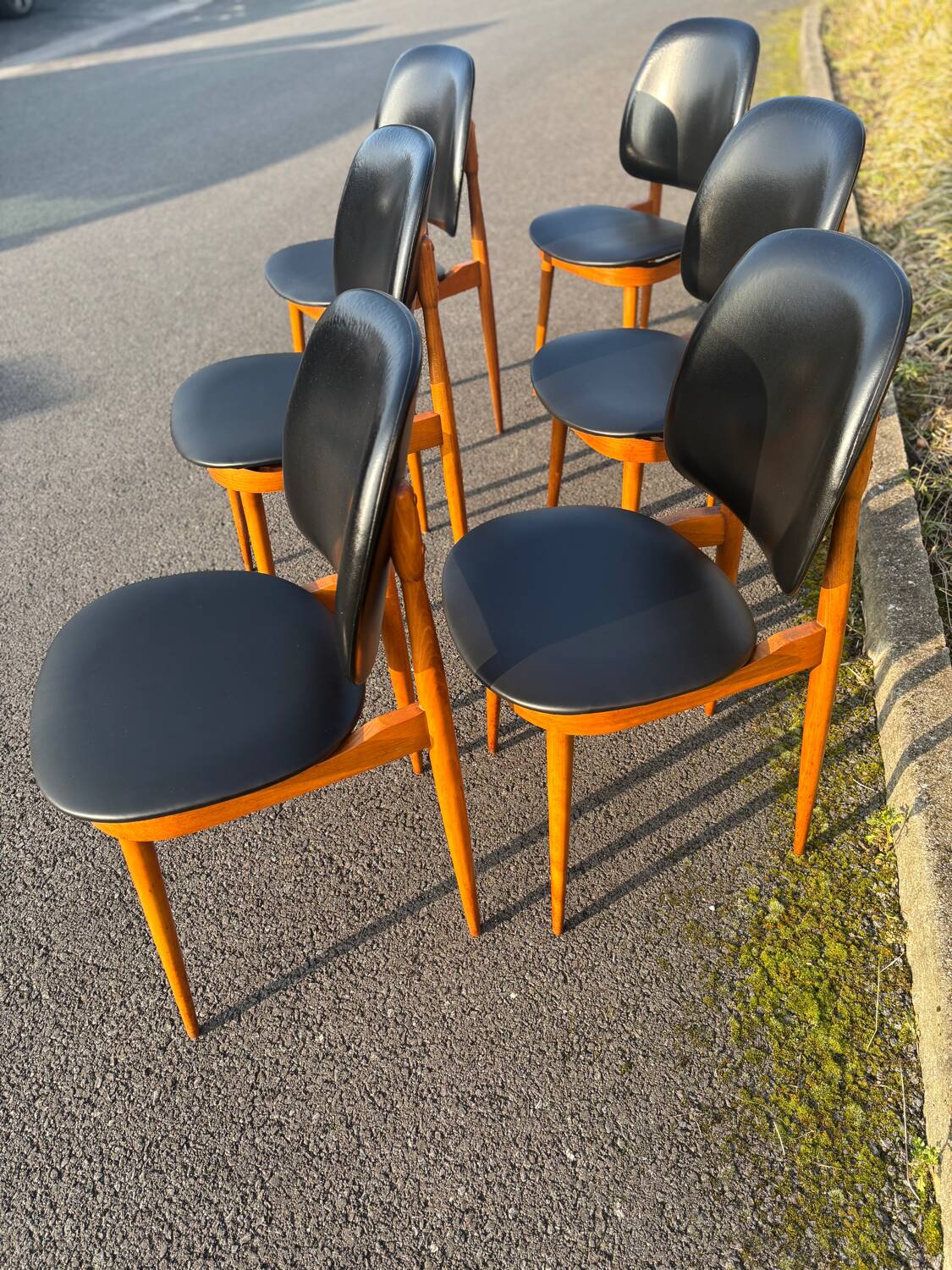 Set of 6 Baumann Pegasus chairs