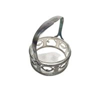 Antique Art Nouveau basket, France, 1900s