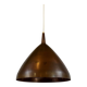 copper and teak suspension by Hans Agne Jacobson - Denmark 1960s