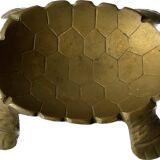 Brass turtle pocket tray