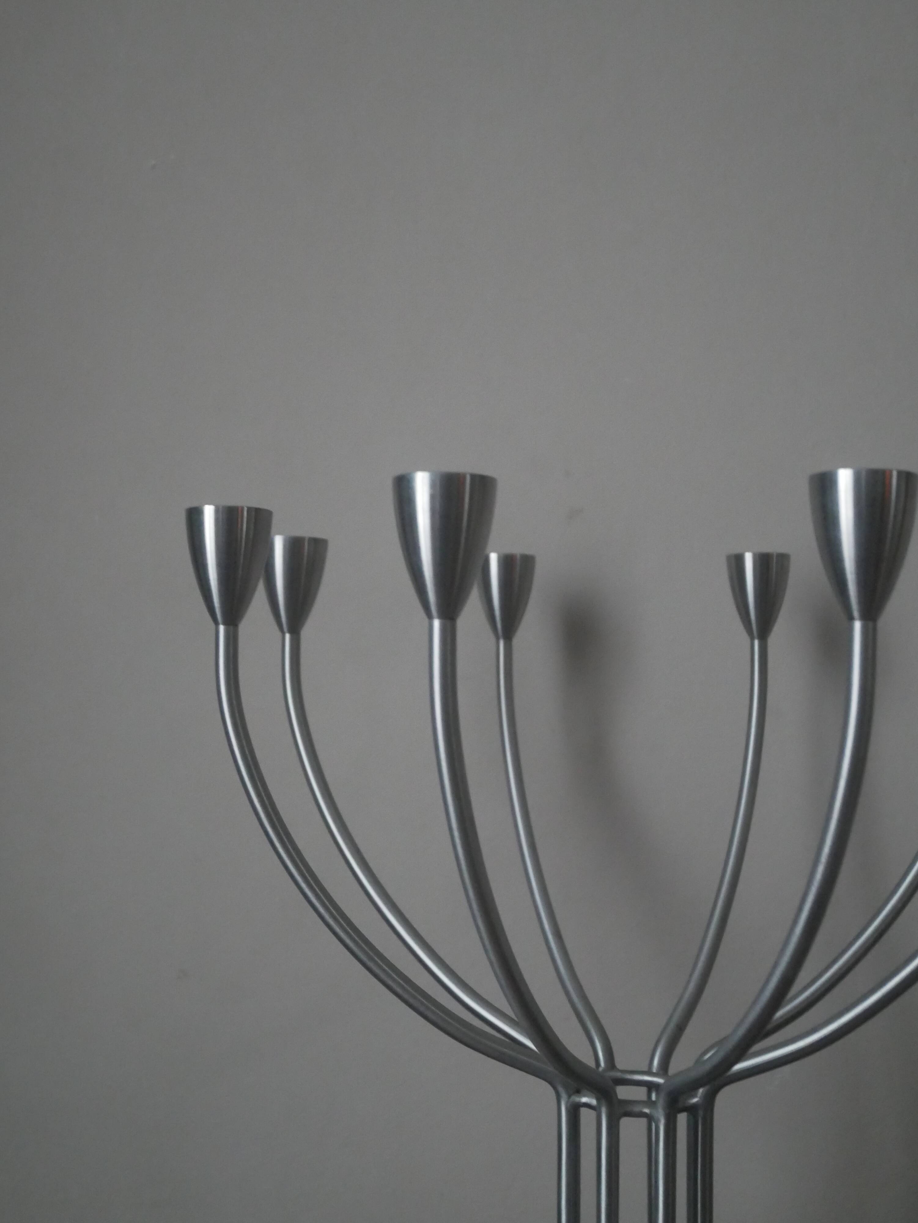 Steel chandelier Designers Hagberd for Ikea vintage 90s / 2000s contemporary Scandinavian