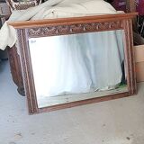 Mirror in carved wood 128x91cm