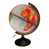 SEDIJE France illuminated terrestrial globe from the 70s